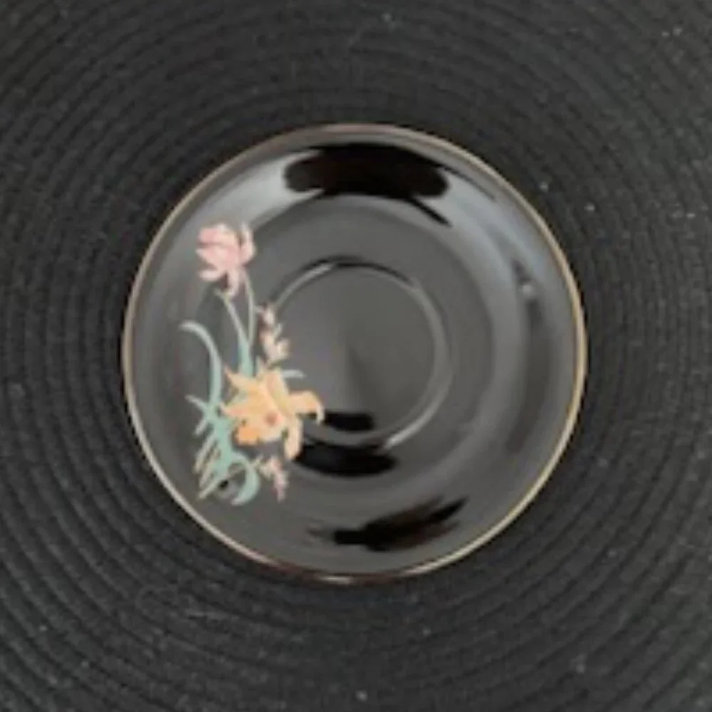 Vintage Japanese Porcelain Demitasse Cup & Saucer Set